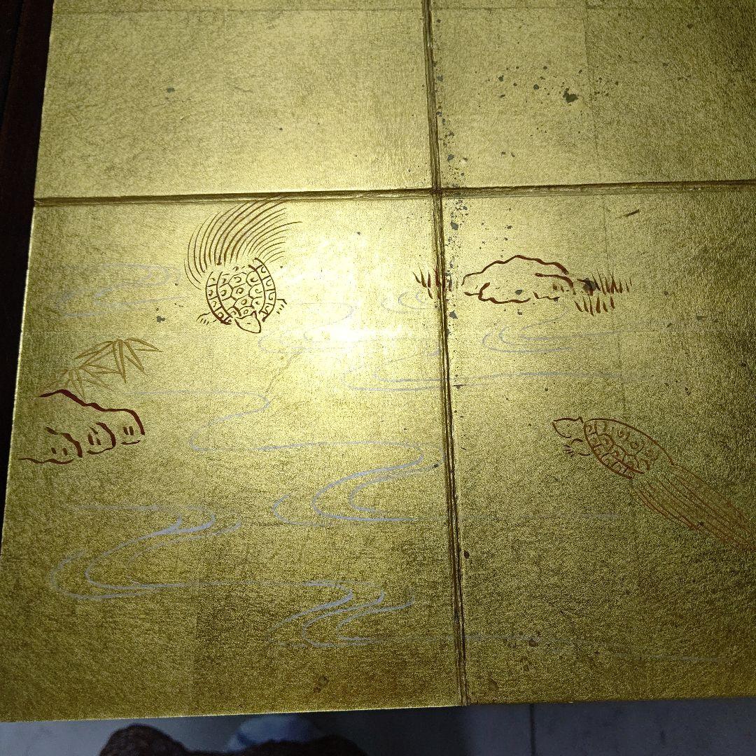 香道具志野流　地敷　金　銀　両面使い