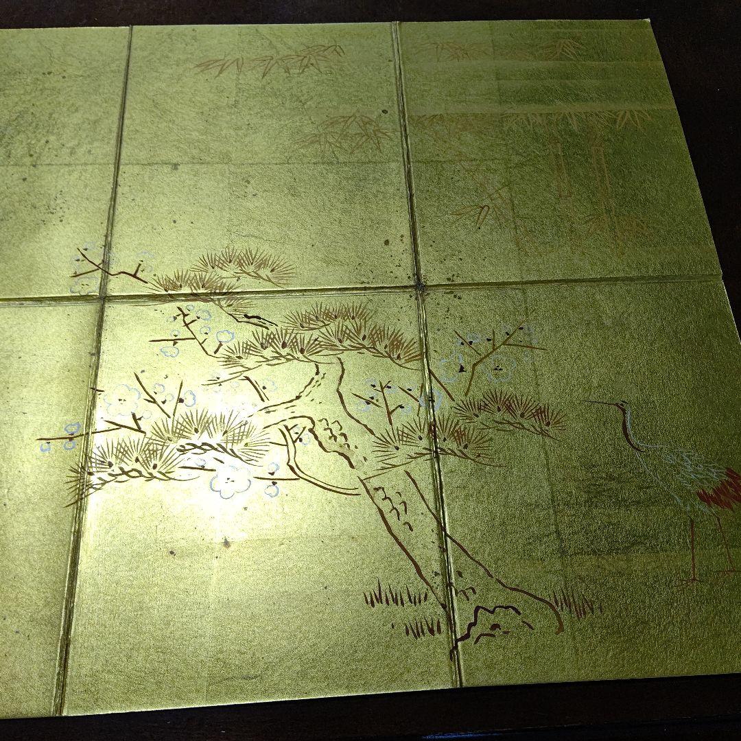 香道具志野流　地敷　金　銀　両面使い