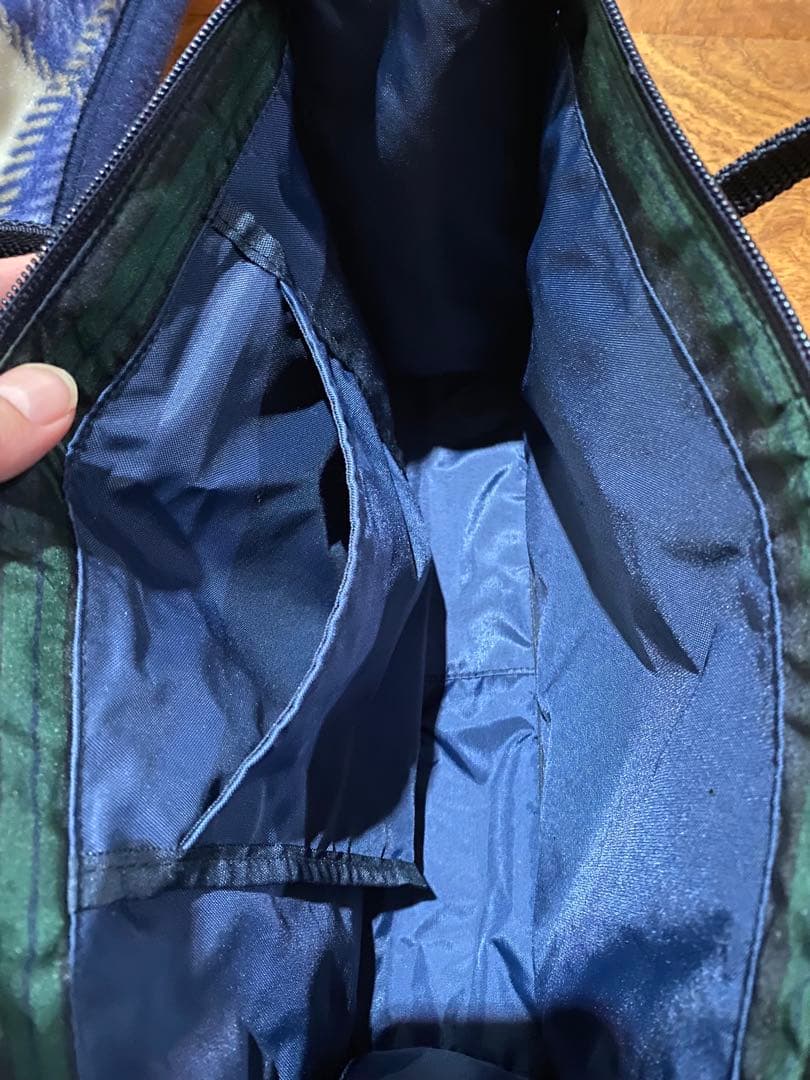 ファミリア　レッスンバッグ　チェック　新品未使用