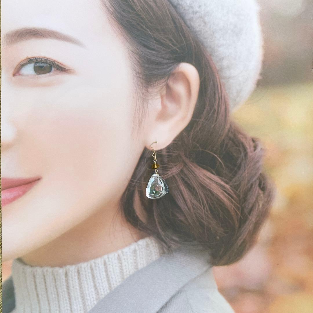 マルモ◆一点物✧水晶×マルチカラートルマリン ジュエリーボックスピアス
