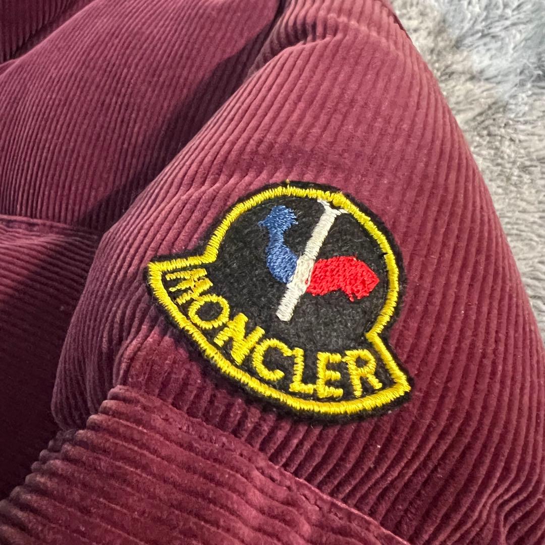 【激レア】モンクレール　コーデュロイ　ダウンジャケット　ヴィンテージ　アシックス