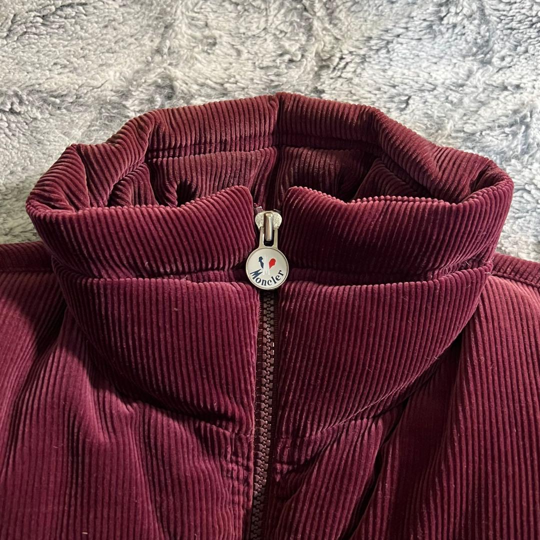 【激レア】モンクレール　コーデュロイ　ダウンジャケット　ヴィンテージ　アシックス