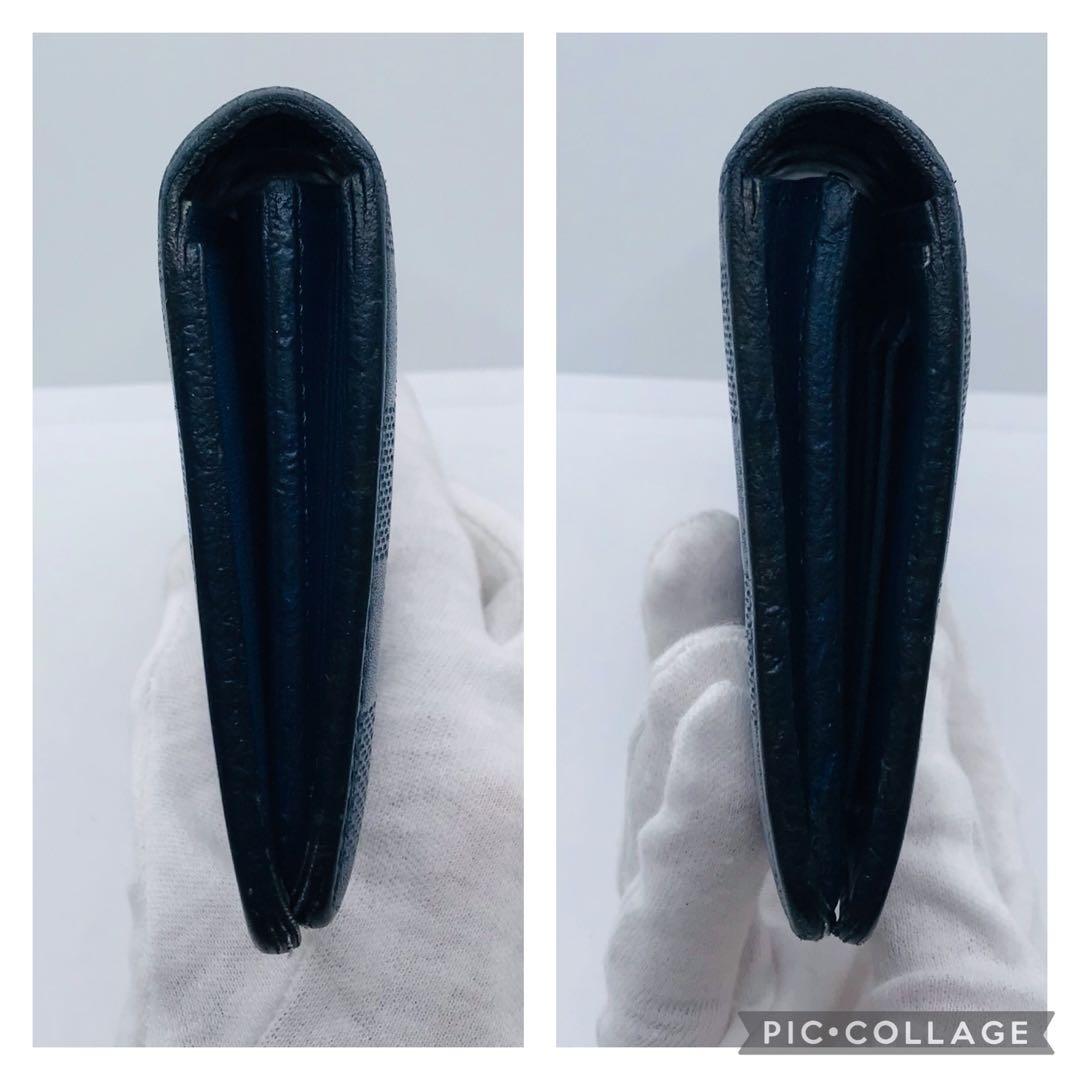 ルイヴィトン✨ダミエ アンフィニ ポルトフォイユ プラザ 長財布 ネイビー