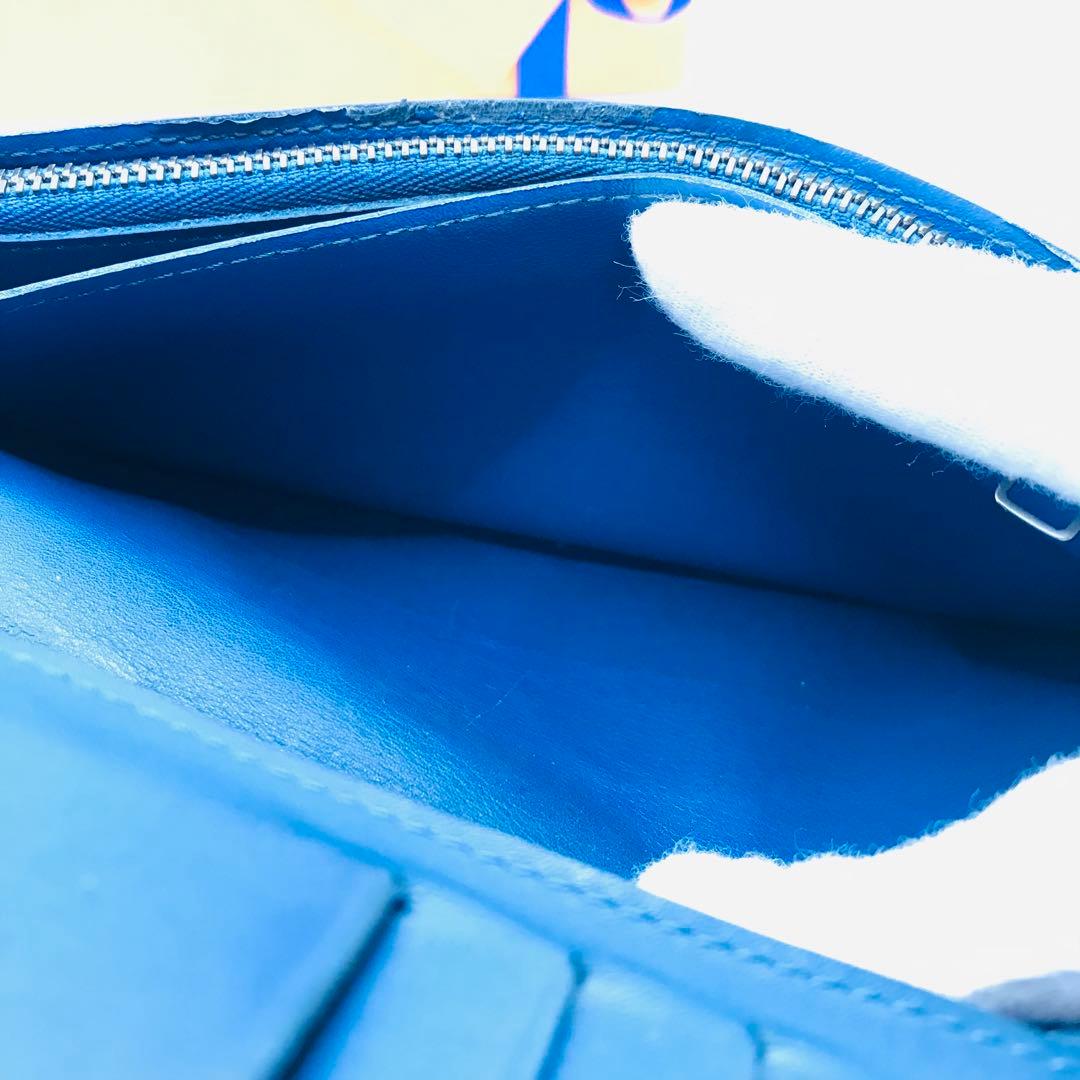 ルイヴィトン✨ダミエ アンフィニ ポルトフォイユ プラザ 長財布 ネイビー