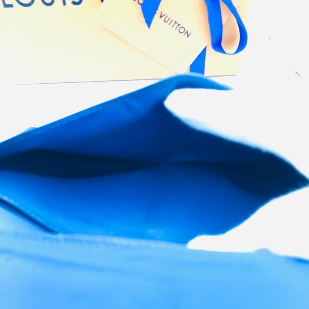 ルイヴィトン✨ダミエ アンフィニ ポルトフォイユ プラザ 長財布 ネイビー