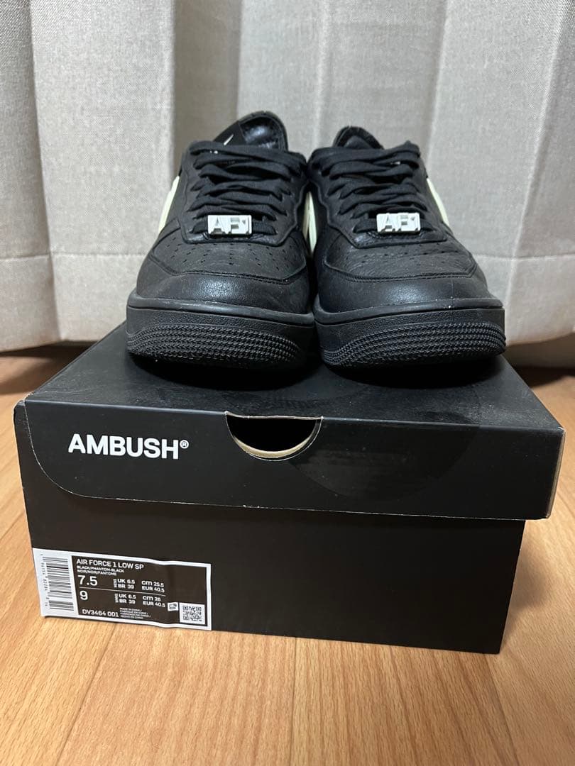 AMBUSH NIKE エアフォース1 ブラック