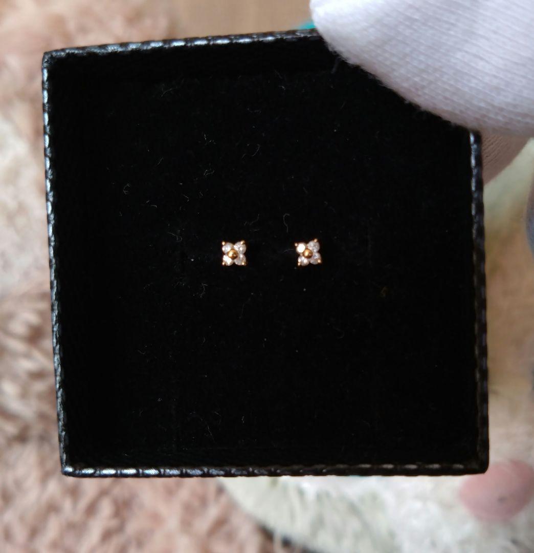 ア*キ様 K18YG/ダイヤ　ピアス