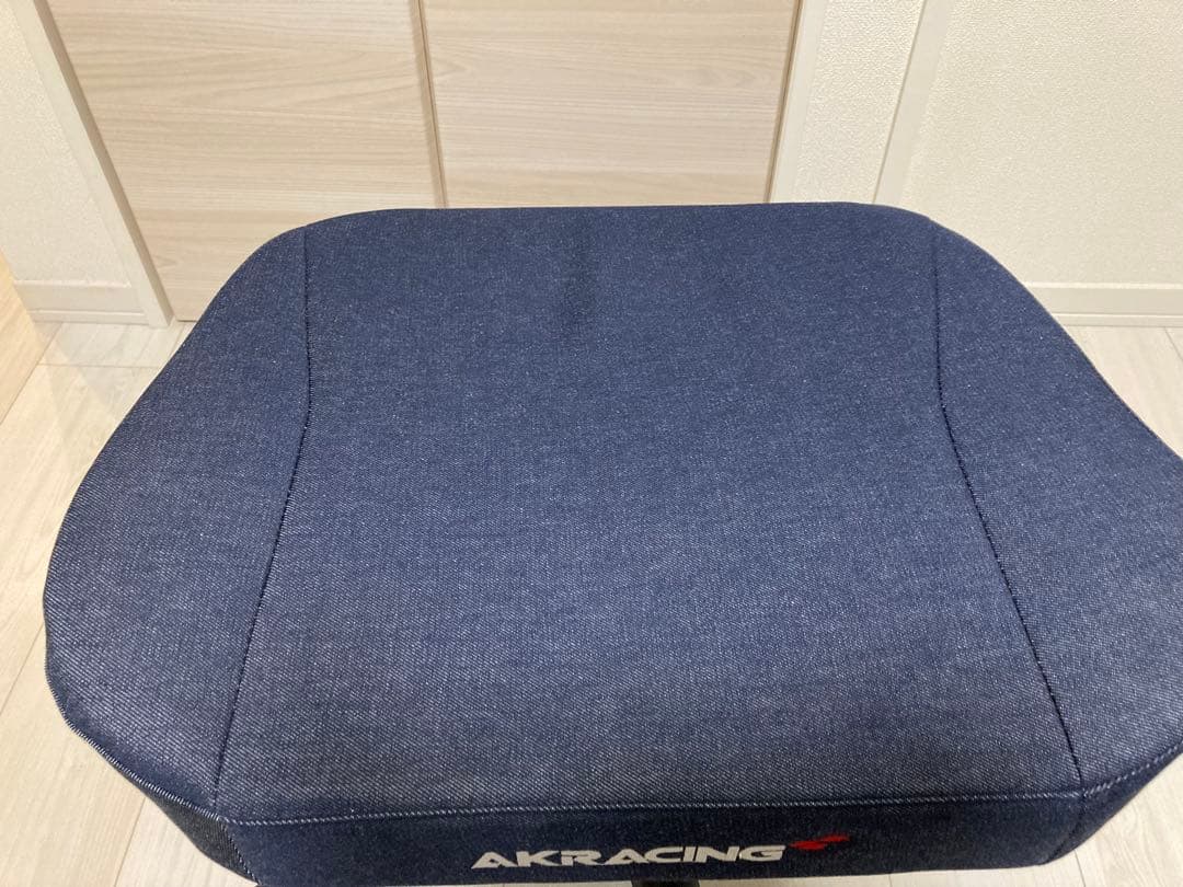 [おらふ太郎]AKRacing Premium Denim オットマン