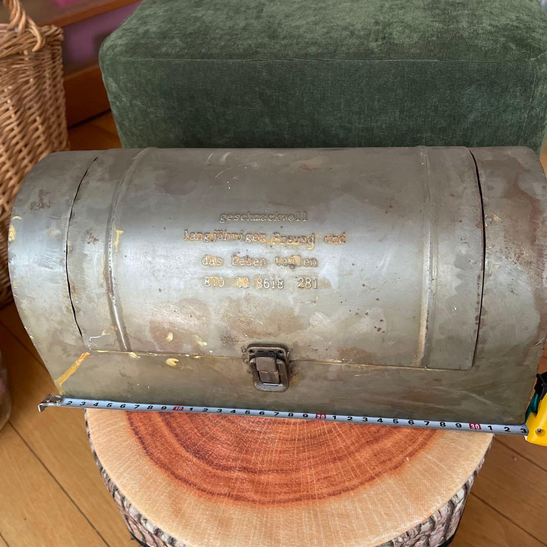 クリスマス　ガーデニング雑貨　ビンテージ　アンティーク物入れ