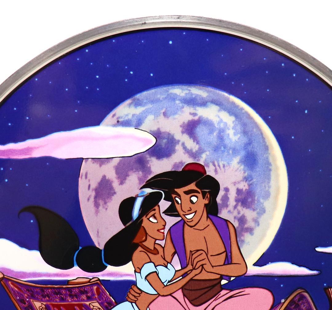 新品未使用アラジン 5周年ディズニー公式 ヴィンテージステンドグラス 数量限定