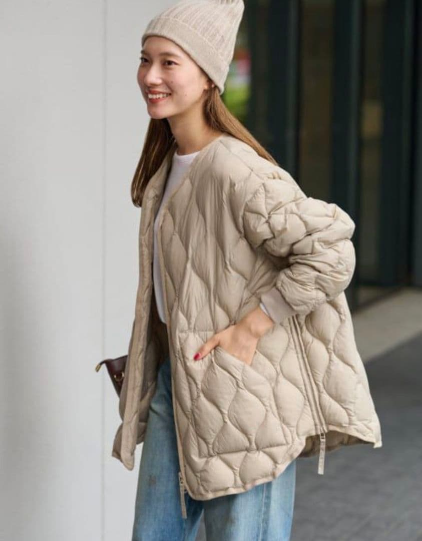 新品タグ付　FRAMeWORK×TAION 別注ブルゾン ベージュ