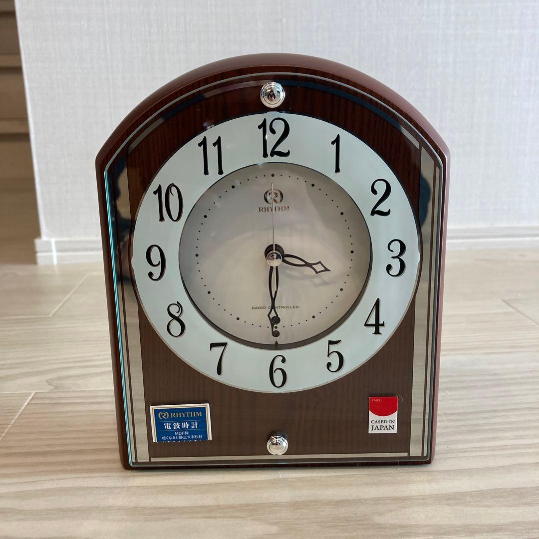 RHYTHM 置き時計 電波 4RY704HG