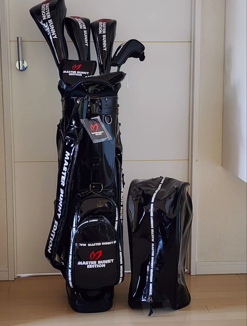 マスターバニー キャディバッグ 新品 エナメル ヘッドカバーセット 希少モデル