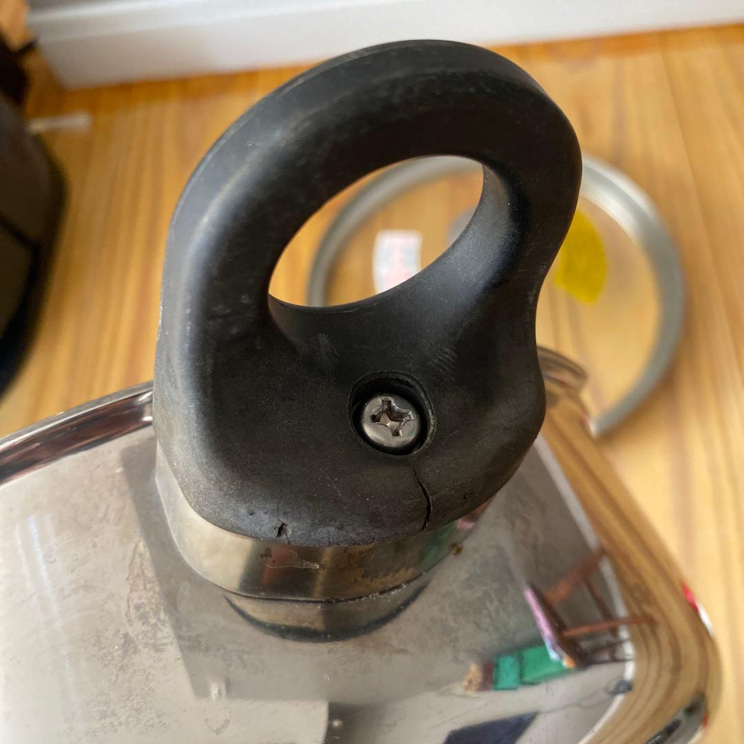 アサヒ軽金属 ゼロ 活力鍋 圧力鍋 3l M 5.5合 ステンレス 蒸し器 中古