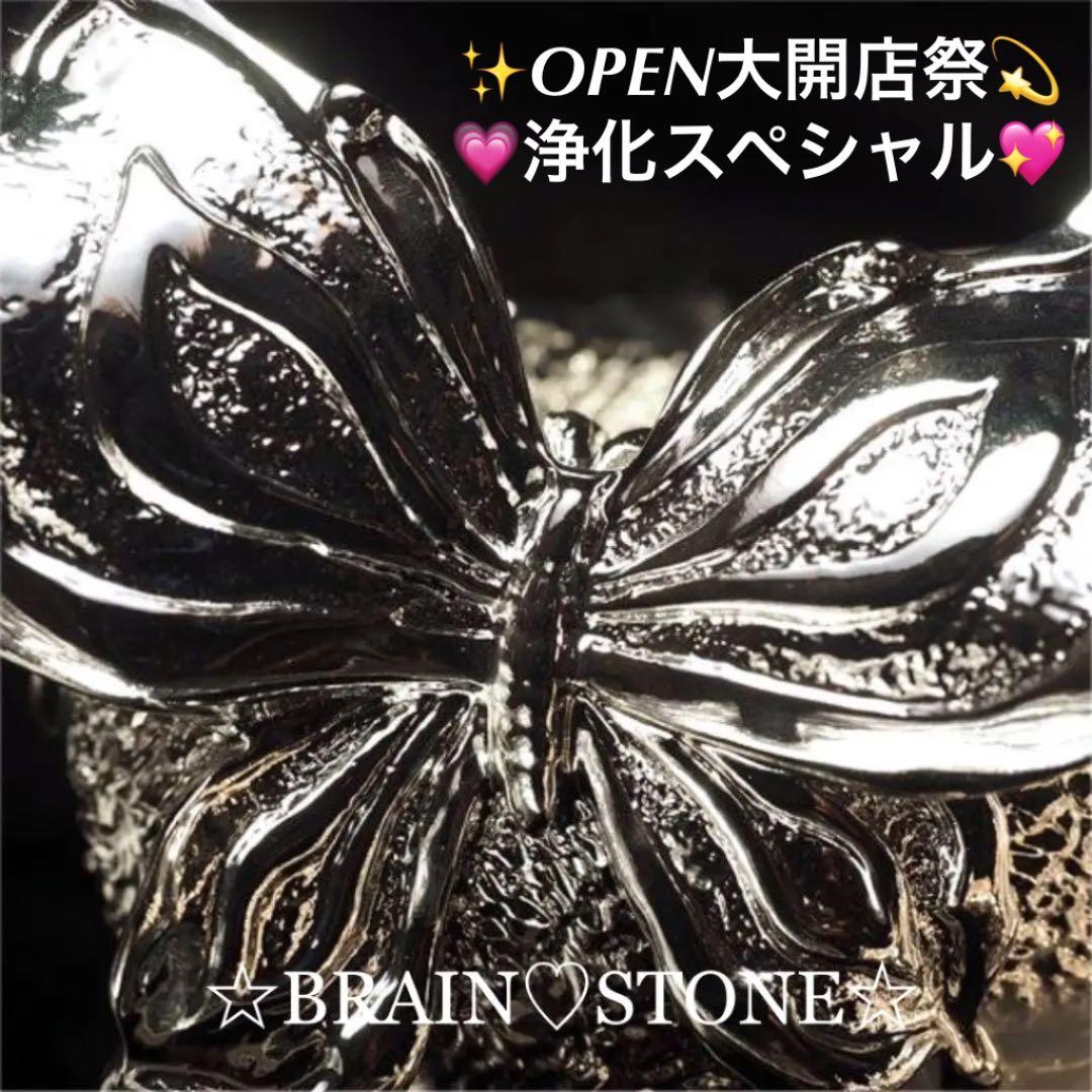 ★特選NEW★蝶&水晶♡浄化スペシャル☆【バタフライ型ディスプレイ器】❤️