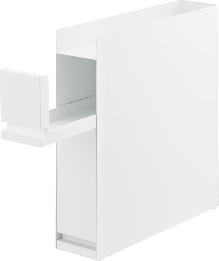 tower 隠せる調味料ラック 2段 引き出し式 白 山崎実業【完成品・新品】