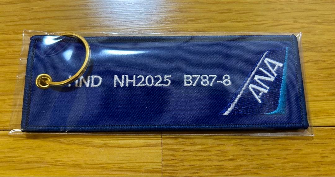 ANA 初日の出フライト 2025 記念品 ブランケット＆タグ