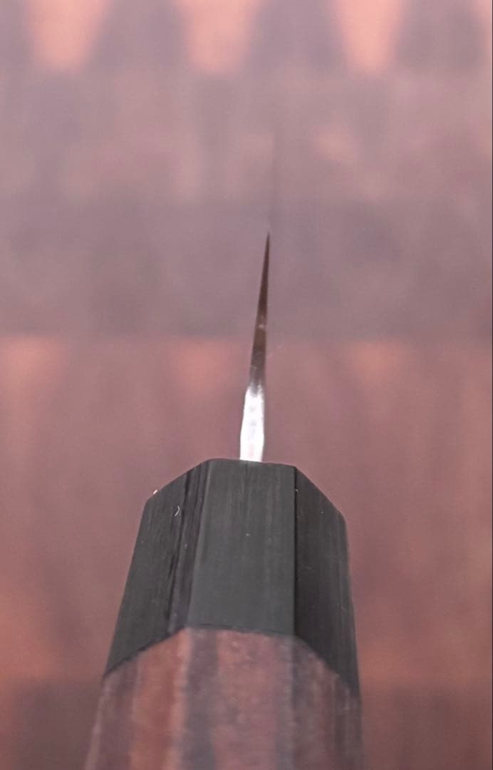 二唐刃物　SPG STRIX 切付　牛刀　200mm 包丁槌目　ダマスカス