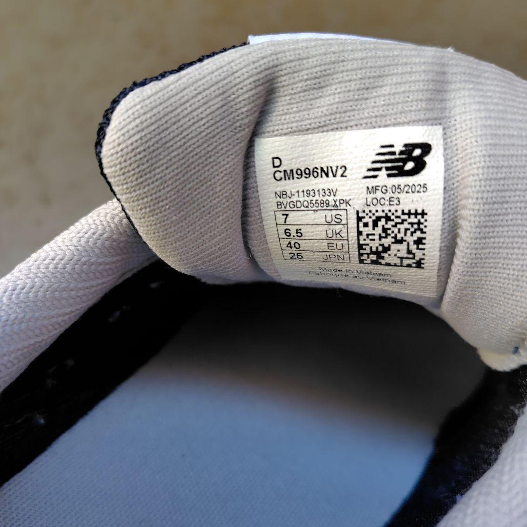 New Balance CM996 ネイビー スニーカー　25cm