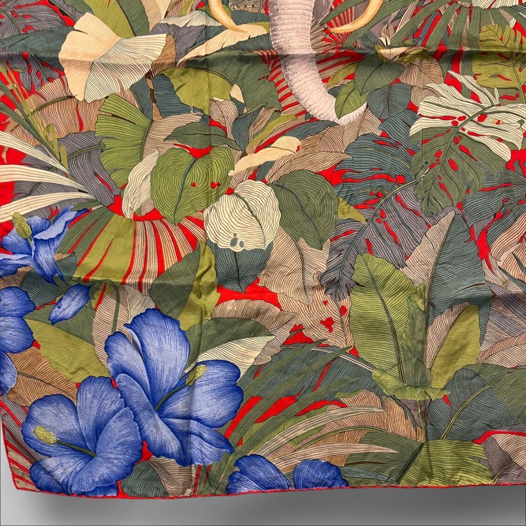 【希少・極美品】OLD GUCCI グッチ ヴィンテージ シルク スカーフ
