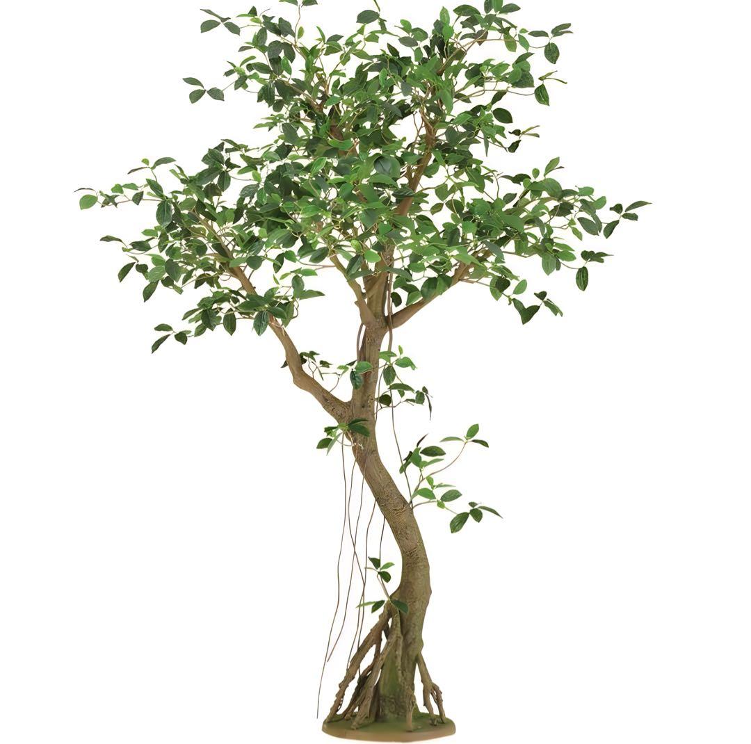 光触媒　人工観葉植物　ウォールグリーン　フェイクグリーン　ガジュマルコアッド