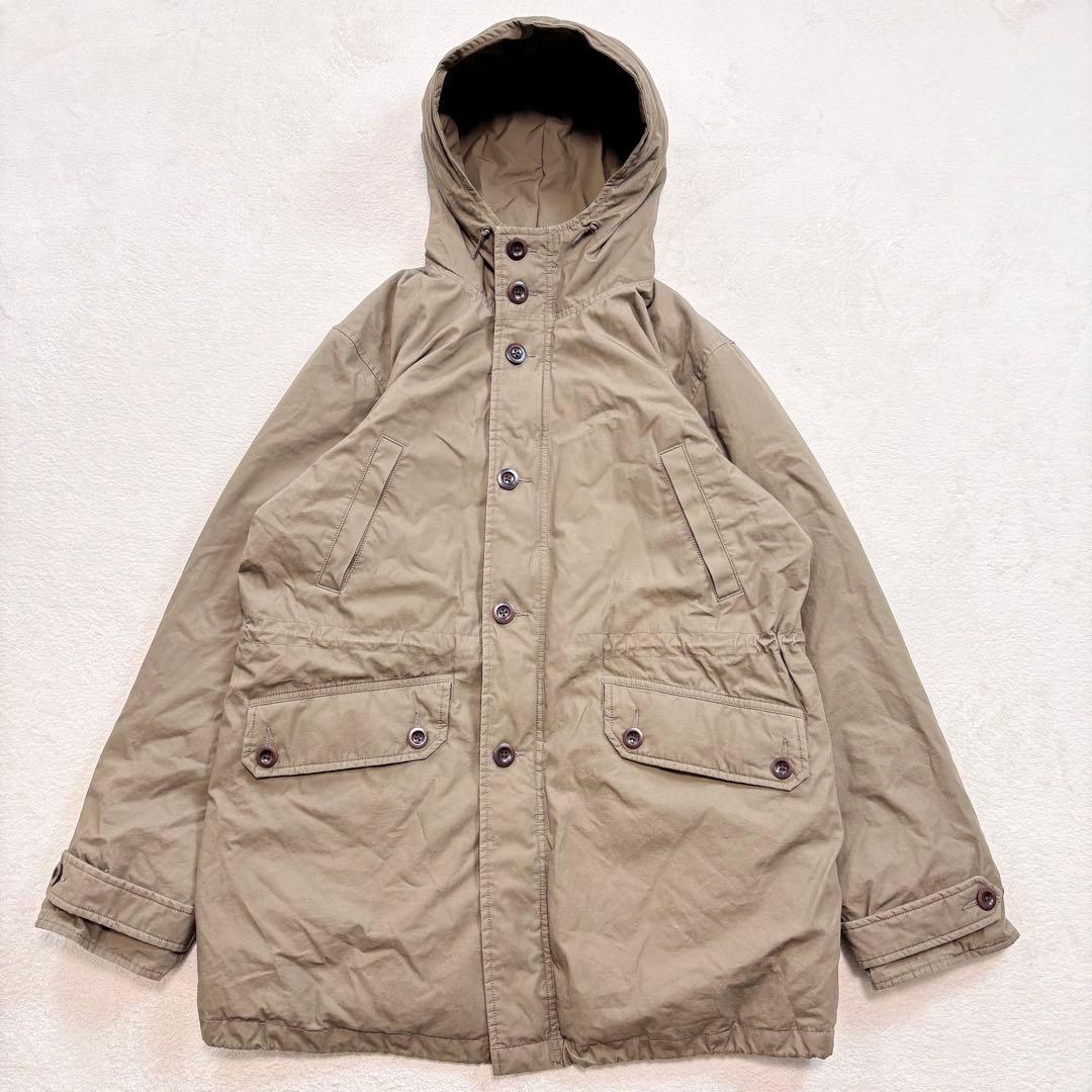 極美品 MHL. マウンテンモッズコート ダウンジャケット コート カーキ L
