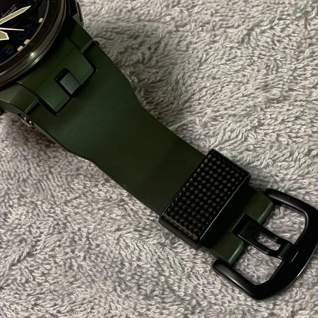 時計 CASIO PROTREK PWR-7000 Military Green