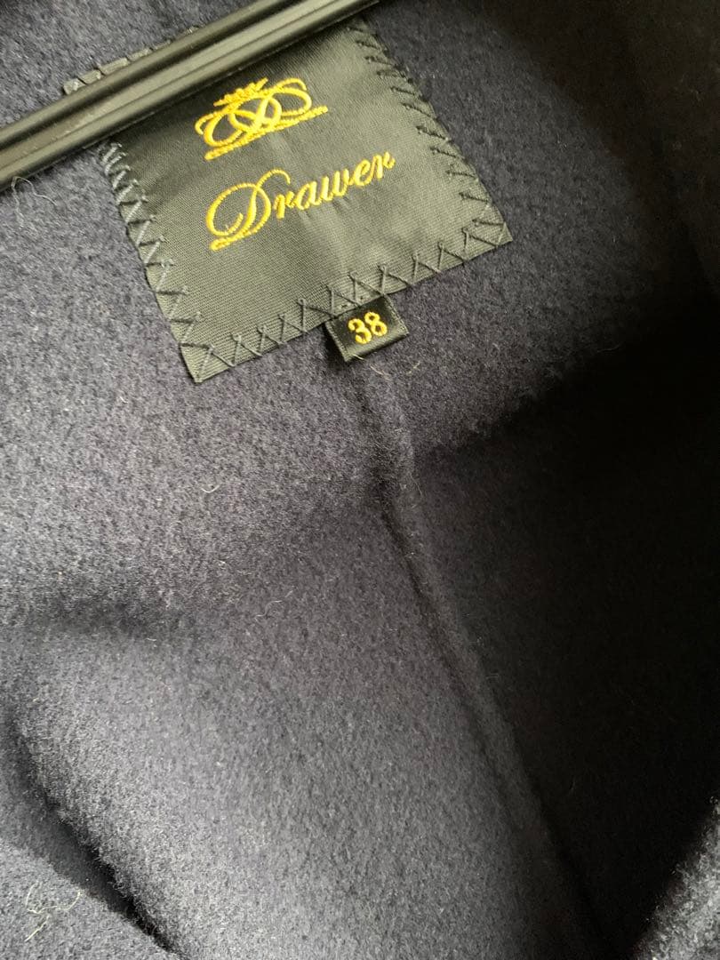 週末SALE Drawer ドゥロワー ウールケヌキポンチョコート 38