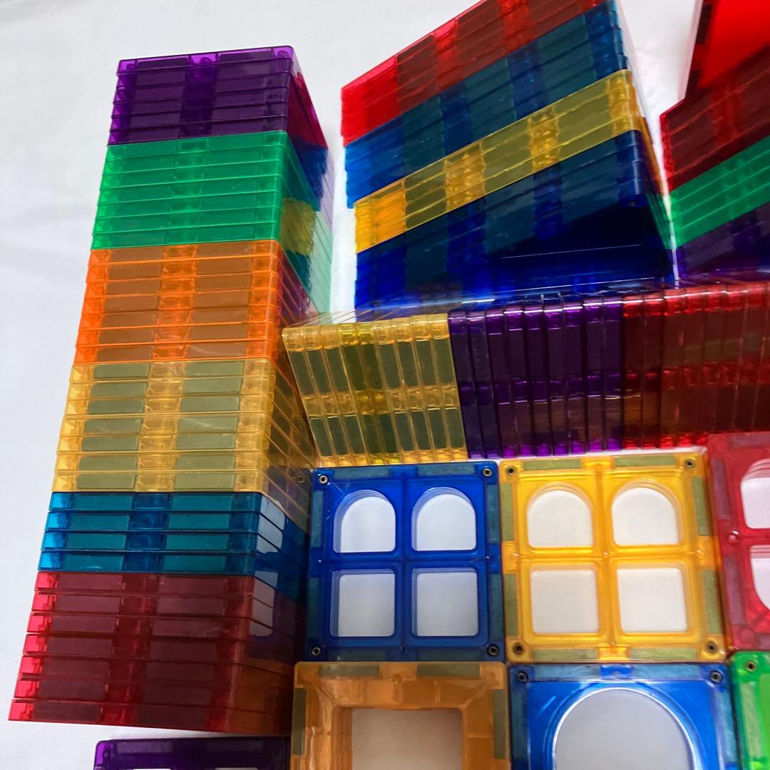 マグネットブロック　ピタゴラス互換　マグビルド　172枚と車