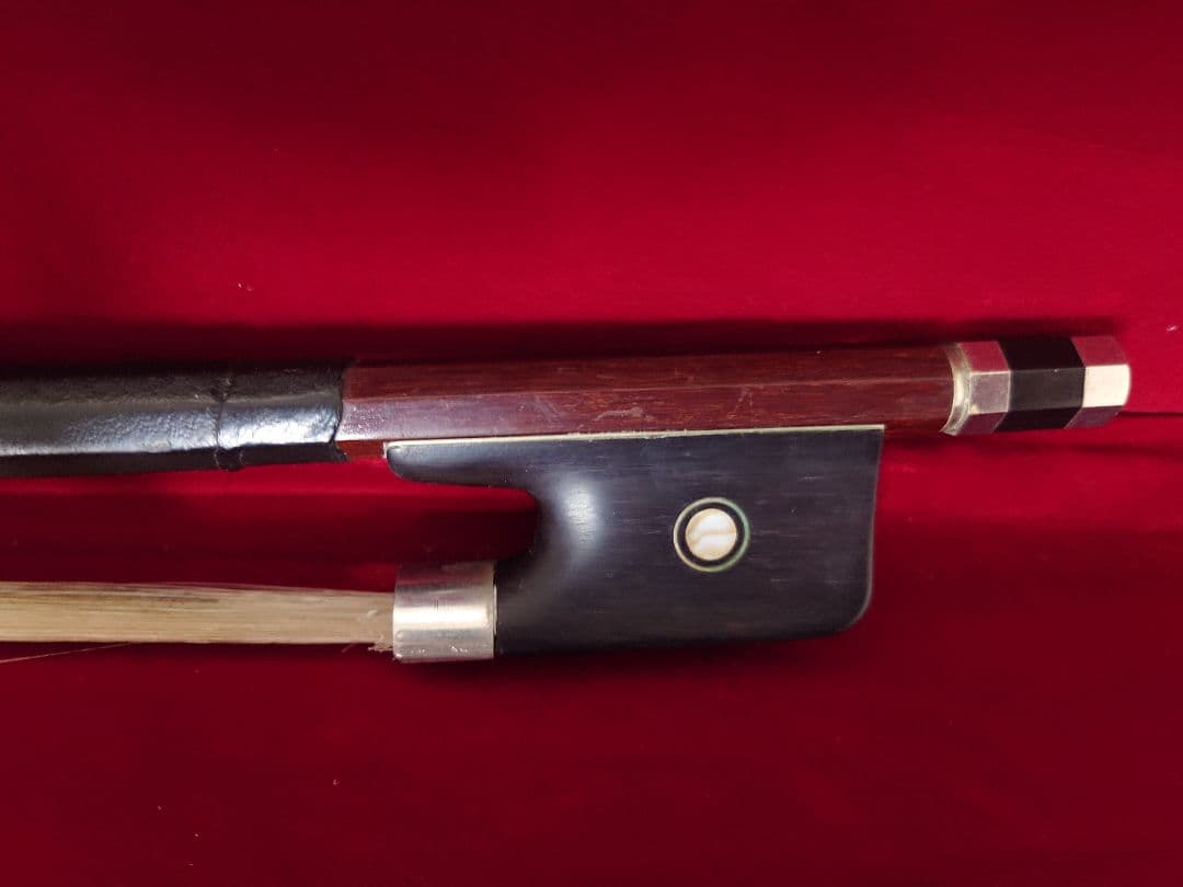 フレンチスタイル　コントラバス弓 　ビンテージ　70cm