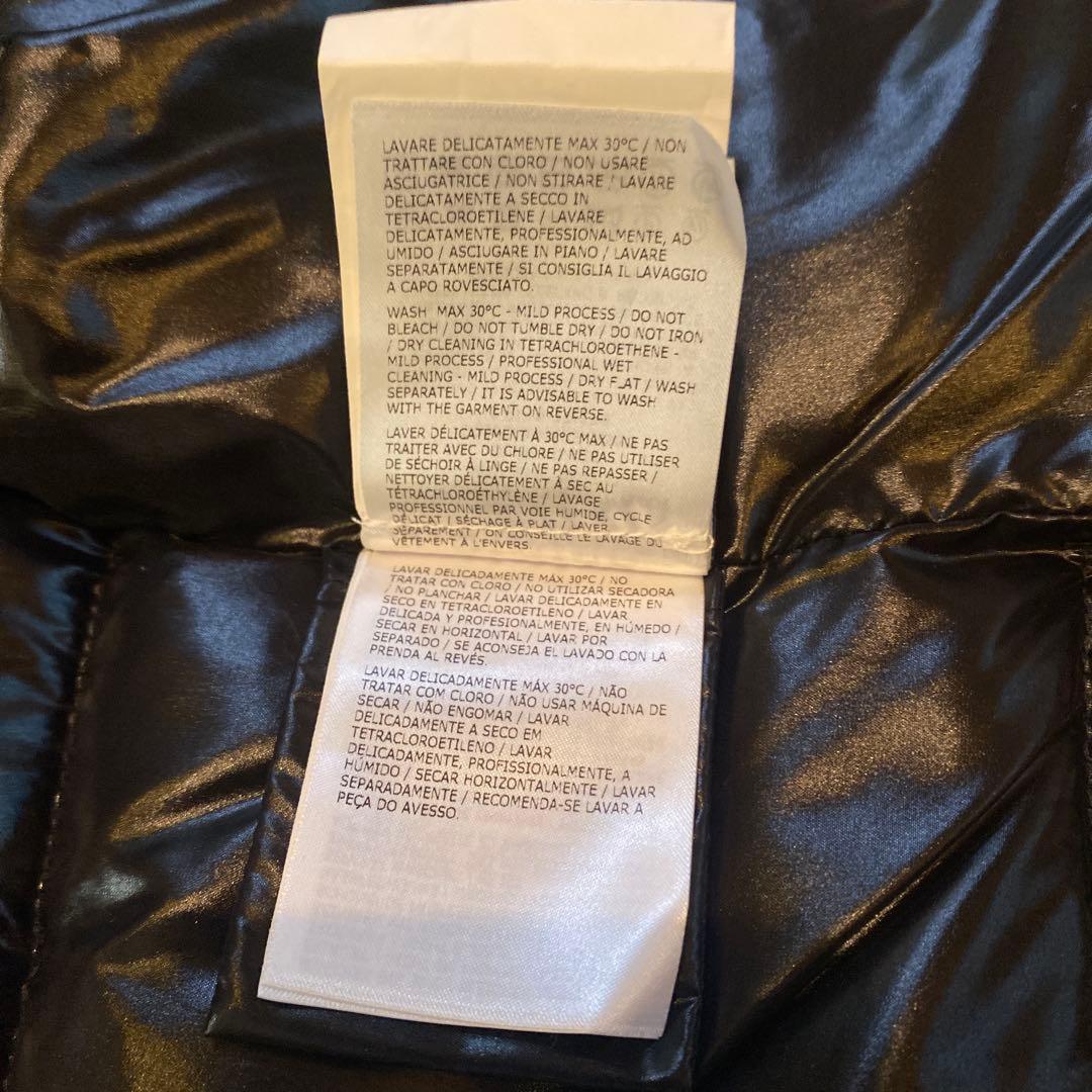 モンクレール　ダウンベスト 0 サイズ　ブラック