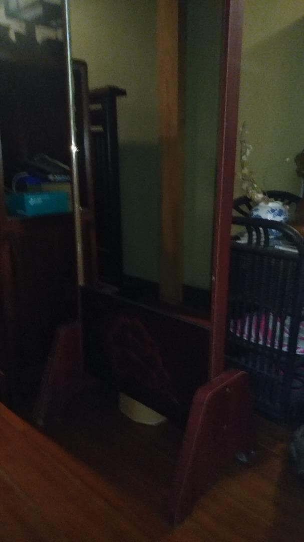 美しい彫刻★全身ミラー、全身 鏡、大型、姿見