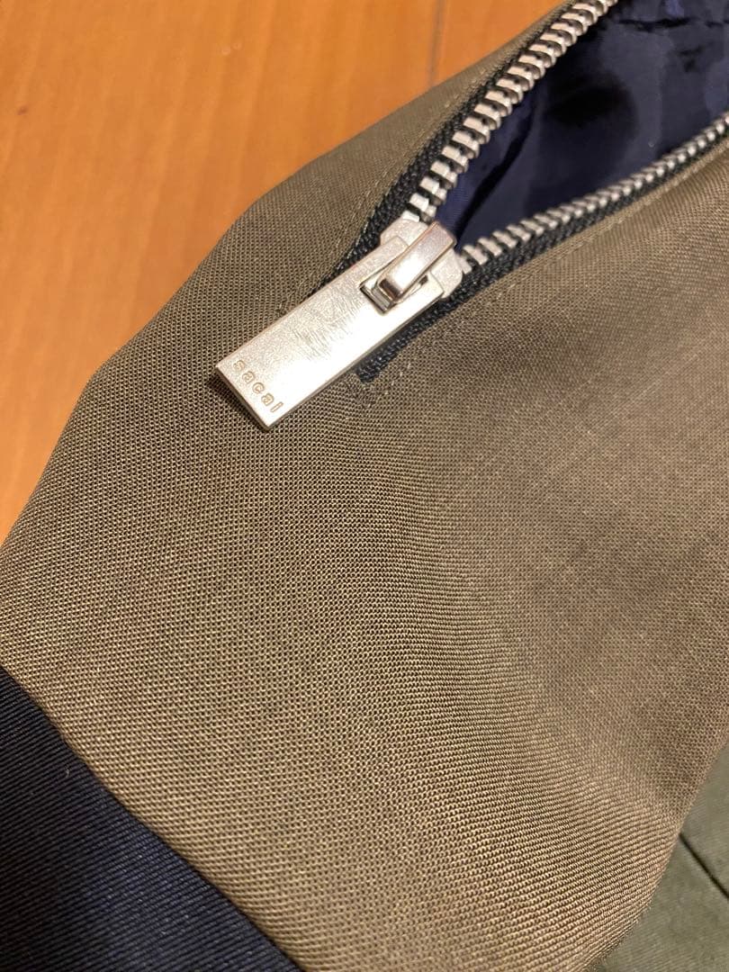 sacai サカイ　スーチングプリーツスカート　21SS サイズ0