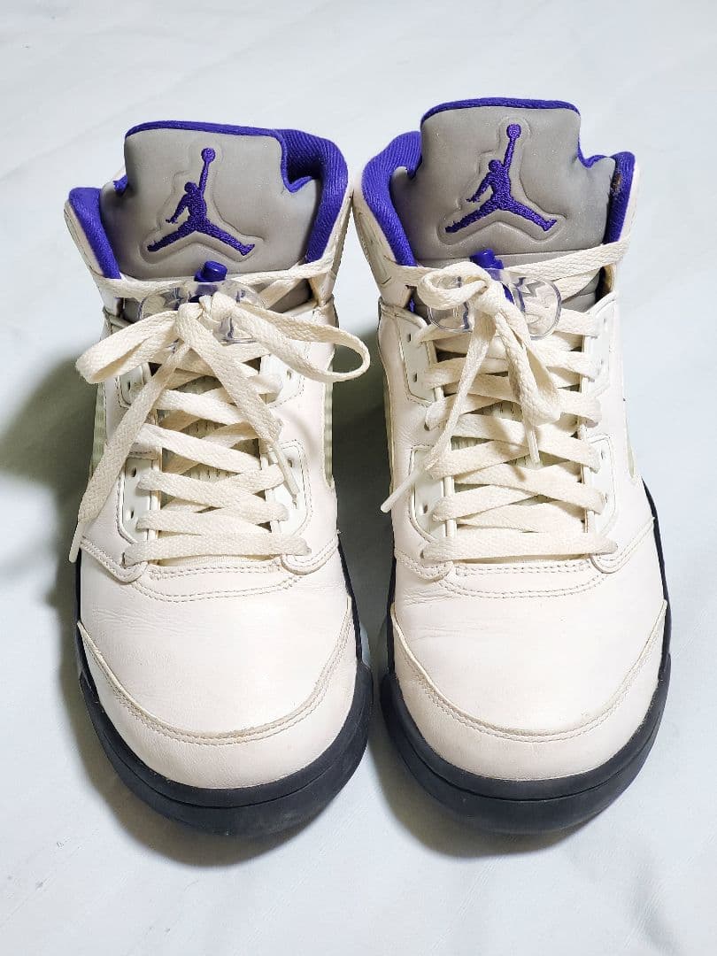 Air Jordan 5 ホワイト/パープル