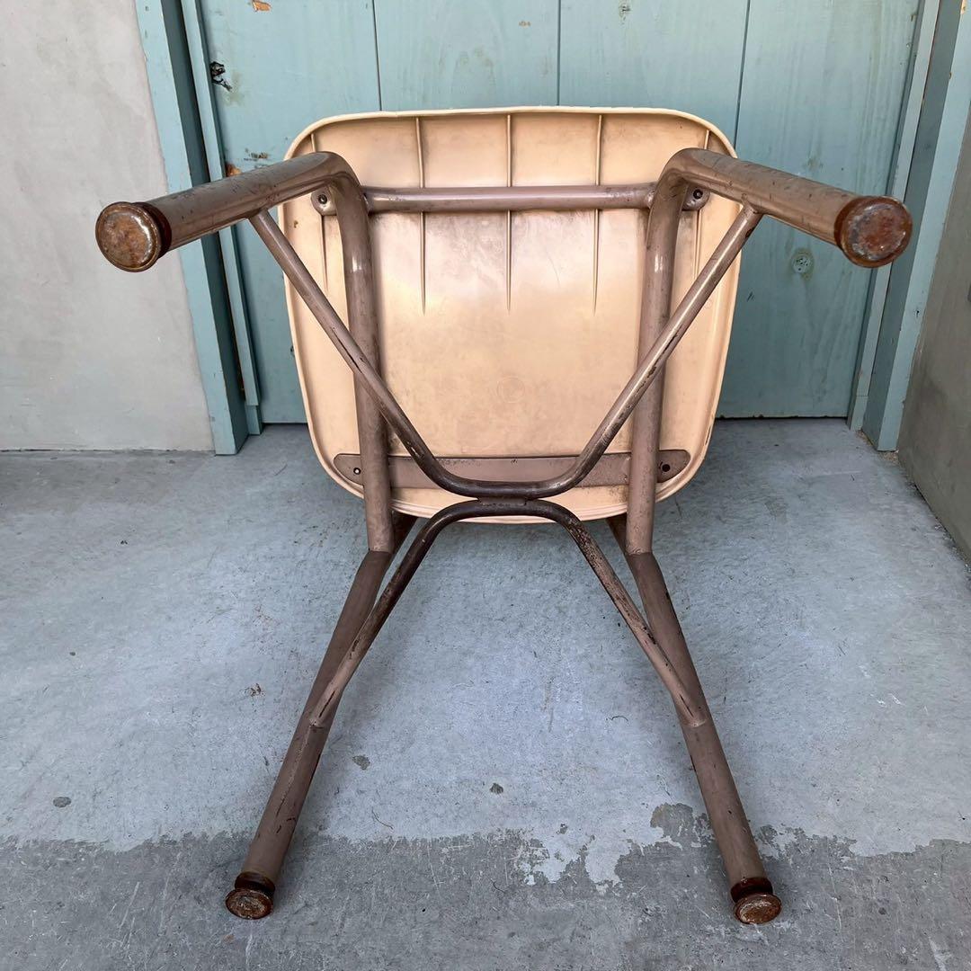 【USA vintage】60-70’s スクールチェア　インダストリアル