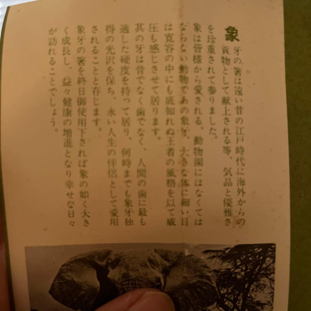 特選 象牙乃箸 未使用