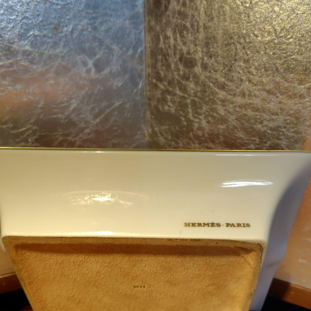 1月7日までのお年玉価格HERMES灰皿アッシュトレイ馬の絵柄 HERMES灰皿