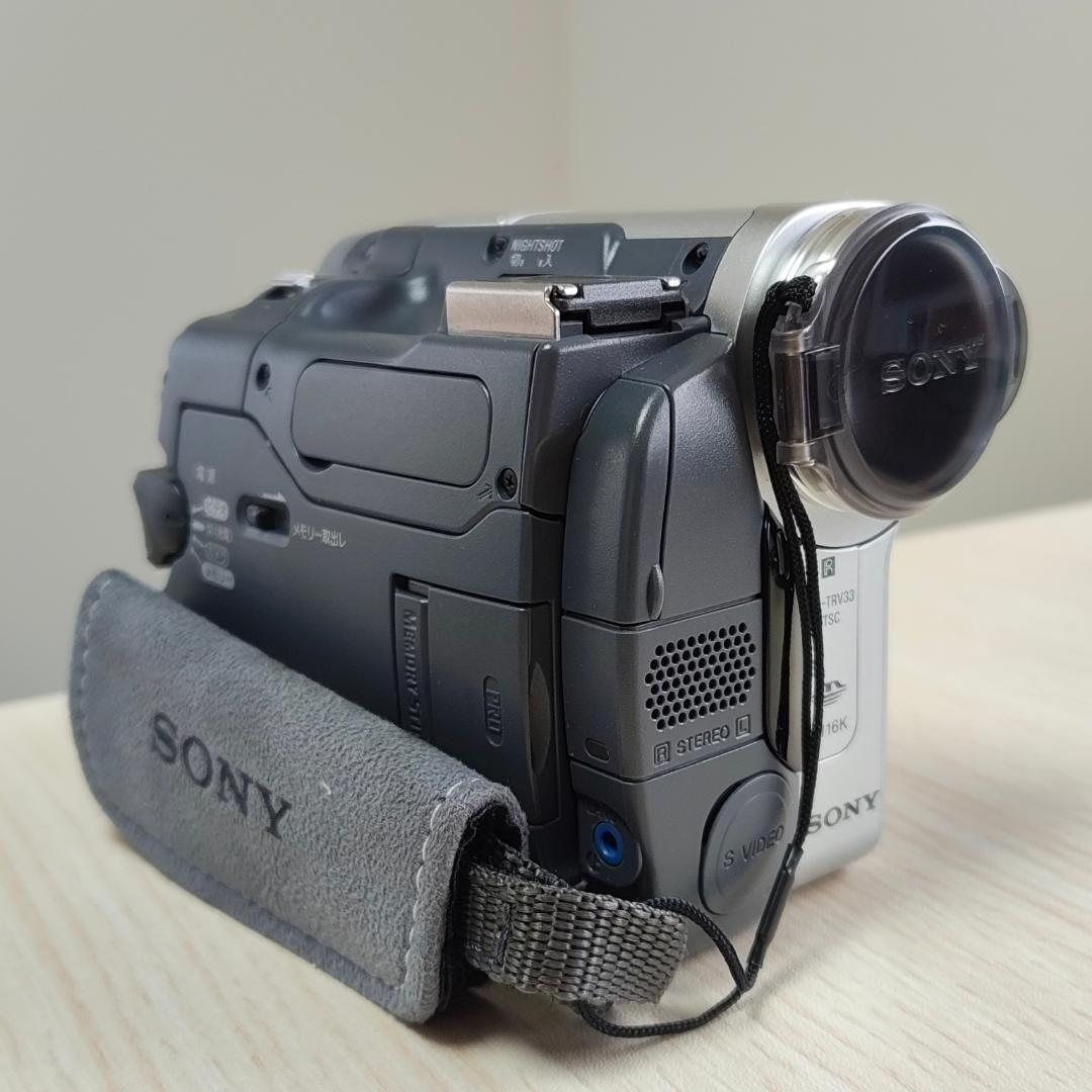 SONY DCR-TRV33 miniDVビデオカメラ ダビングに