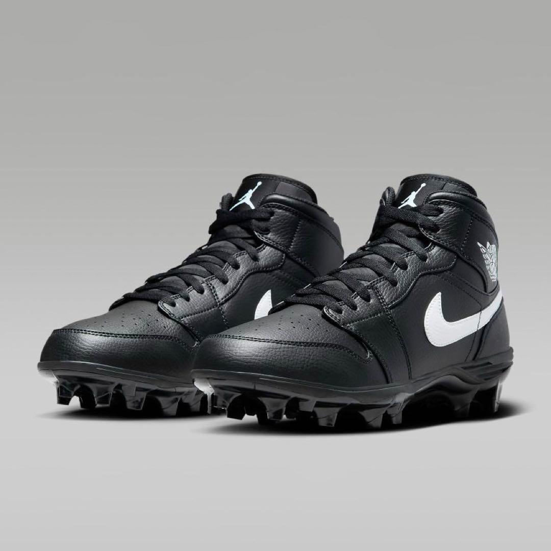 Jordan 1 Mid TD Black　アメフト スパイク 28.5cm　B