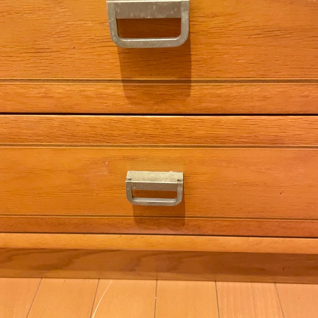 希少　カリモク　４段チェスト　タンス　引き出し サイドチェスト　ヴィンテージ