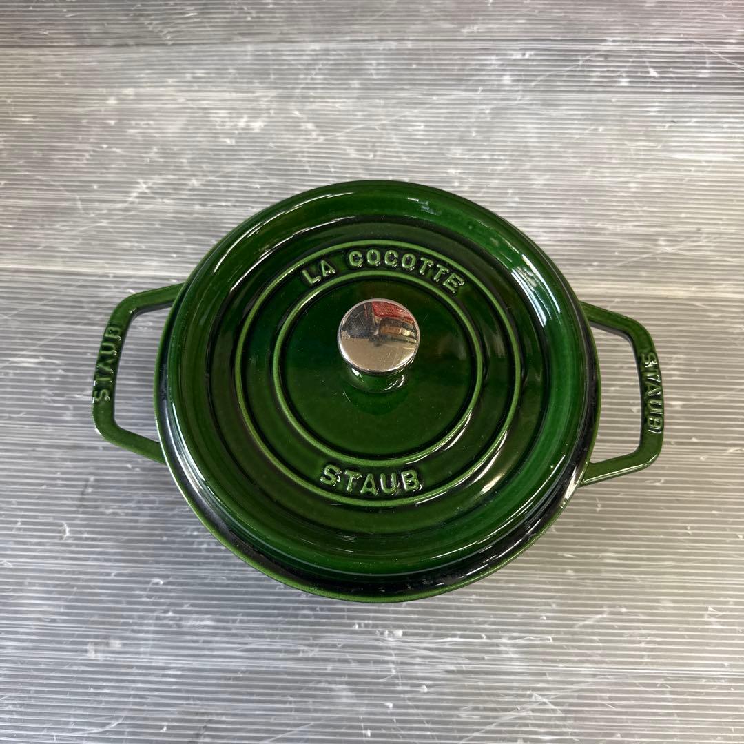 STAUB LA COCOTTE 赤 鍋 22cm 現状品