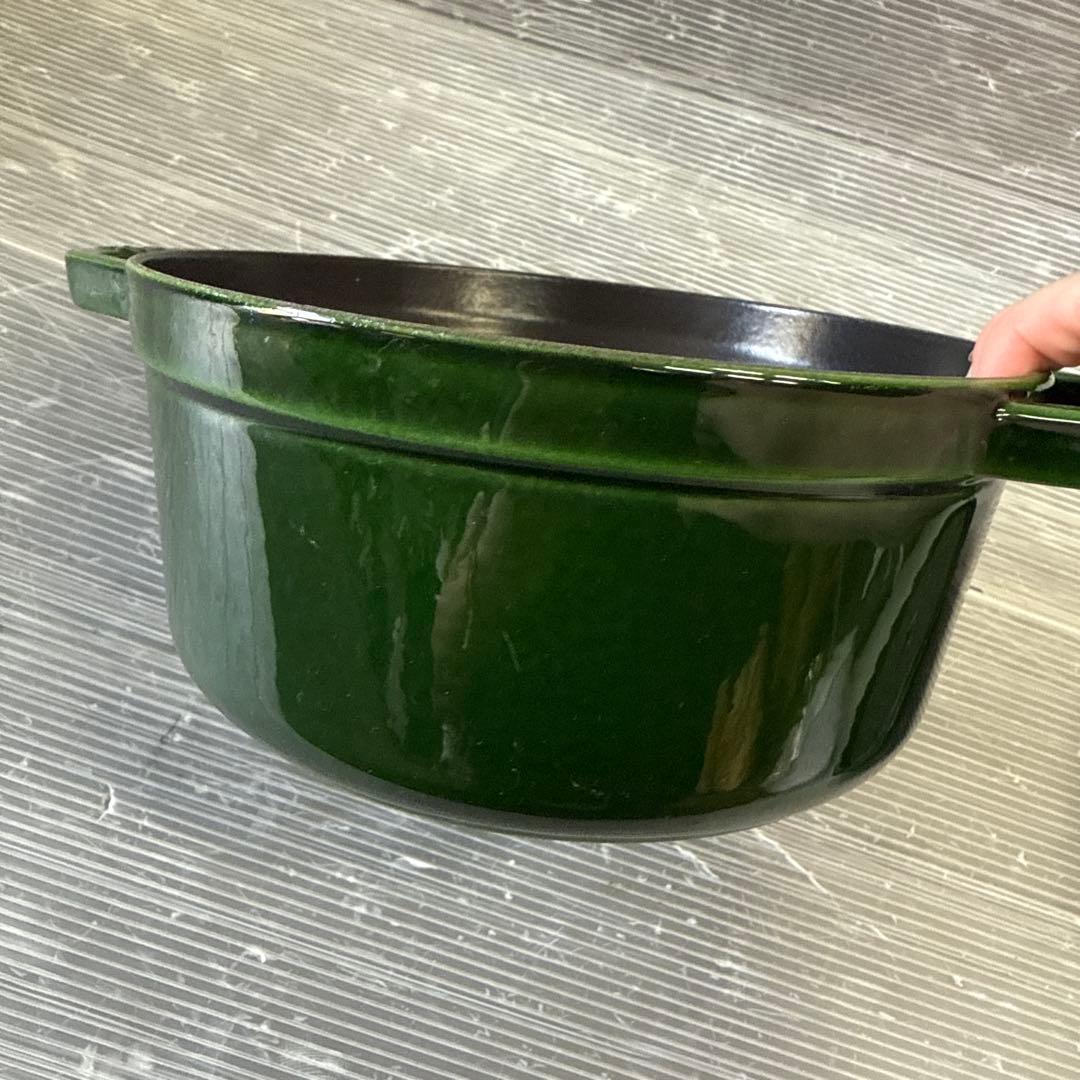 STAUB LA COCOTTE 赤 鍋 22cm 現状品