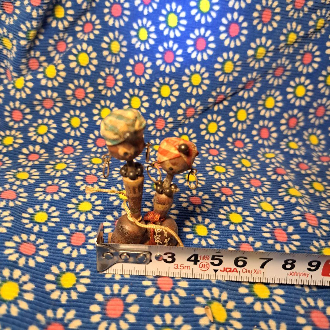 レトロ人形 木製人形セット 陶器 昭和レトロ