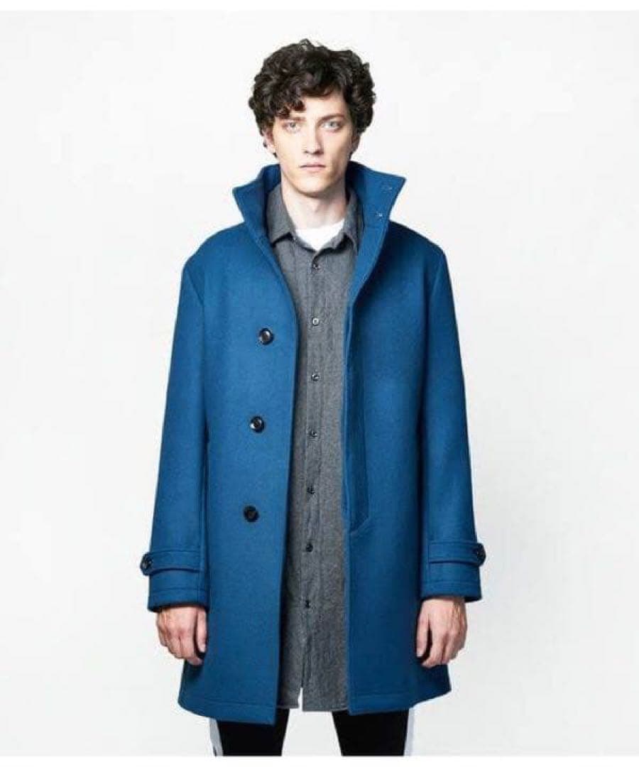 定価93500 junhashimotoジュンハシモト　スタンドカラーコート　4