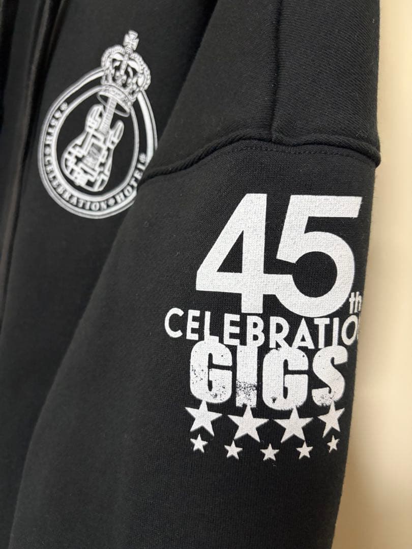 布袋寅泰　オーバーサイズ ZIPパーカー ブラック HOTEI