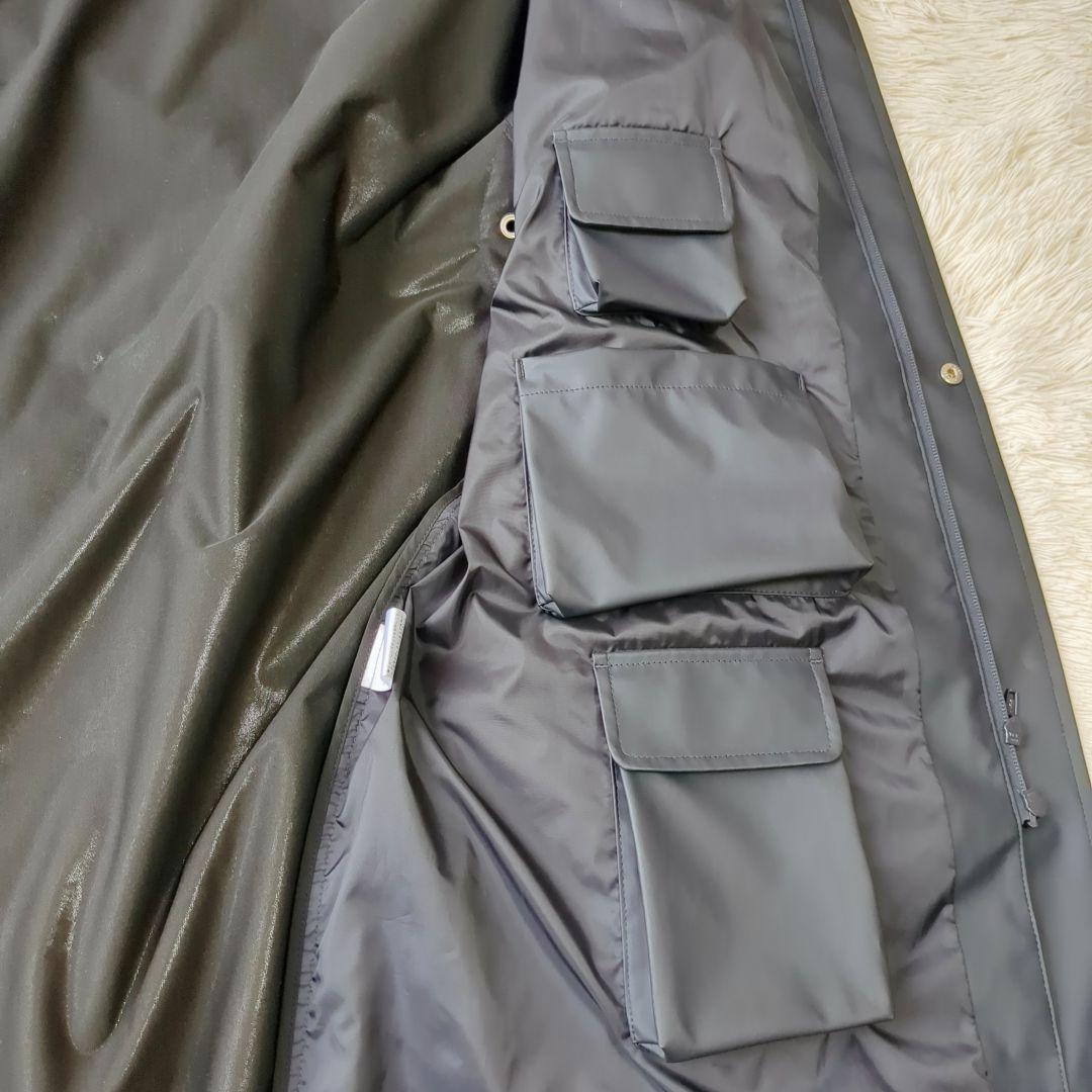 CTHY オーバーサイズ コーティング レインコート ロングコート size2