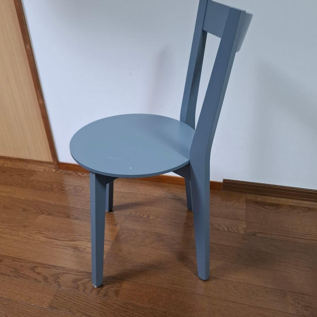 藤栄 ホアチェア 1脚 ダイニングチェア 北欧風 パープルグレー 廃盤カラー