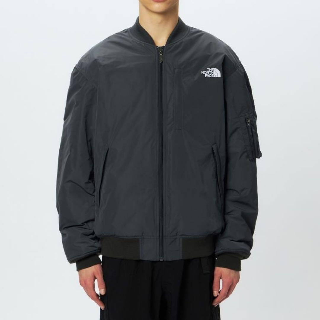 【定価31,900円32%off】ノースフェイスMA-1ジャケットグレーSサイズ