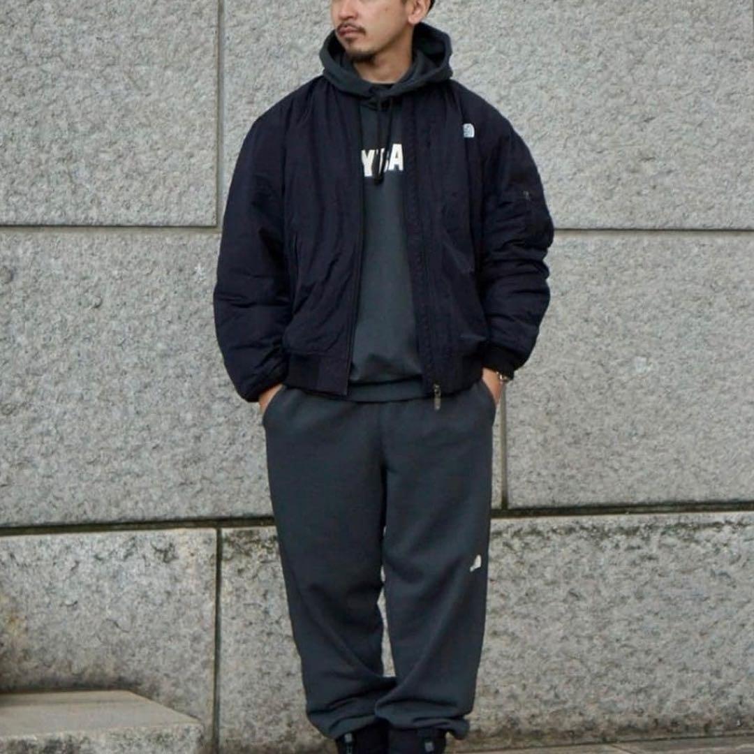 【定価31,900円32%off】ノースフェイスMA-1ジャケットグレーSサイズ