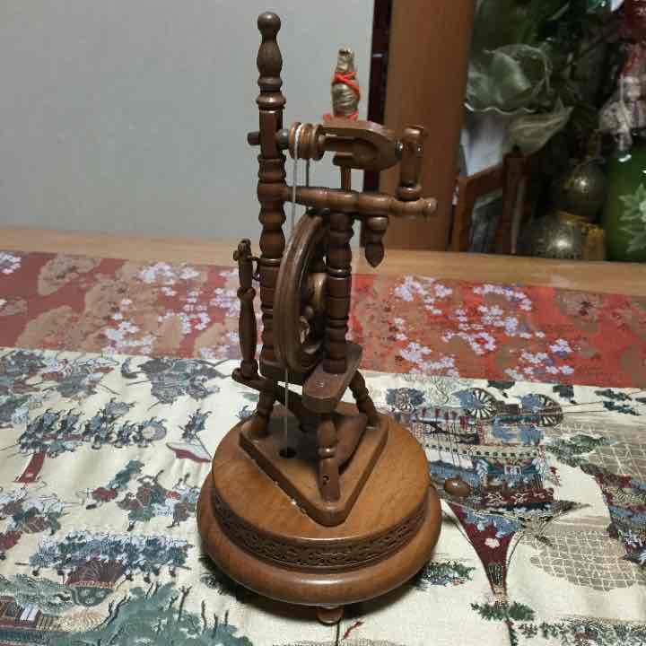 アンティーク 木製オルゴール